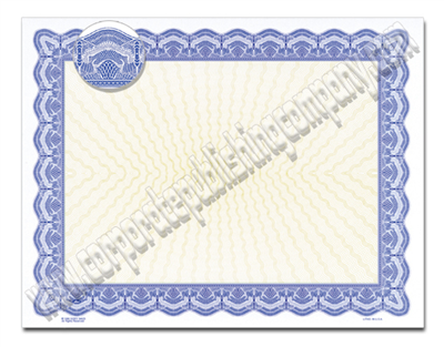 Goes® 34625 Blue Bison Certificates