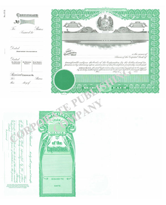 Goes® 213 Missouri State Stock Certificate