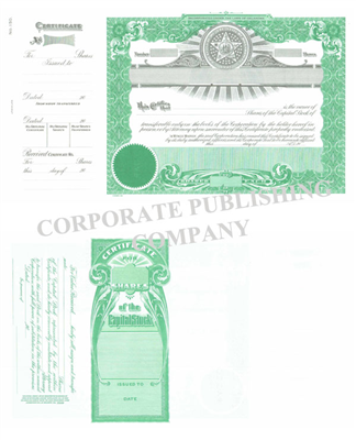 Goes® 150 Oklahoma State Capital Stock Certificates