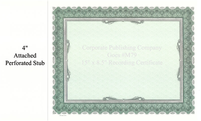Goes® M79 Black-Green Louvre Certificate