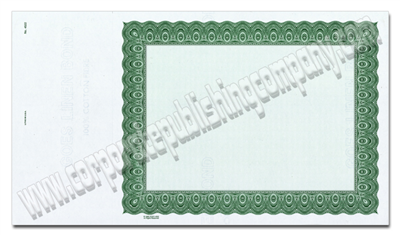 Goes® 4522 Green Harmony Certificates