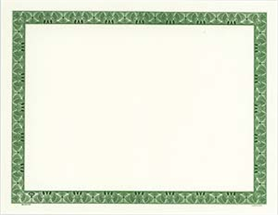 Goes® 342 Green Diamond Certificates