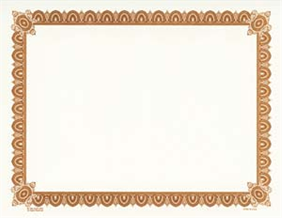 Goes® Brown Imperial Certificates