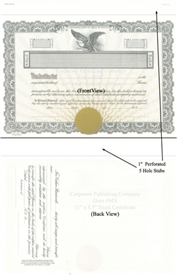Goes® MX Gold Bronze Corporate Certificates