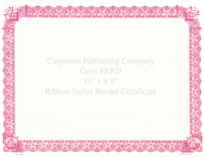 Goes® RRD Red Ribbon Certificates