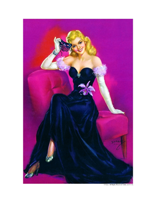 Pinup Poster - Queen of Masquerade