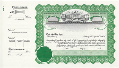 Goes® M113 Massachusetts State Stock Certificates