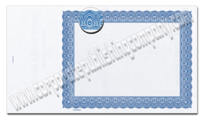 Goes® 4520 Blue Harmony Certificates