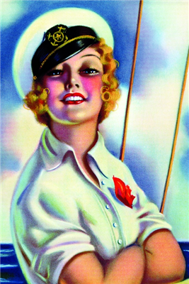 Pinup Poster - Sailor Girl