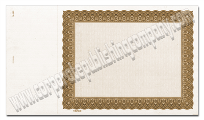 Goes® 4521 Brown Harmony Certificates