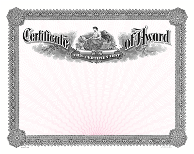 Goes® 108 Black-Pink Certificate of Award
