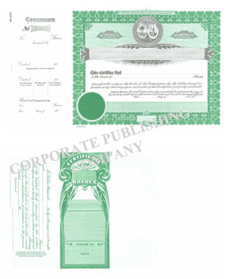 Goes® 220  South Carolina State Stock Certificate